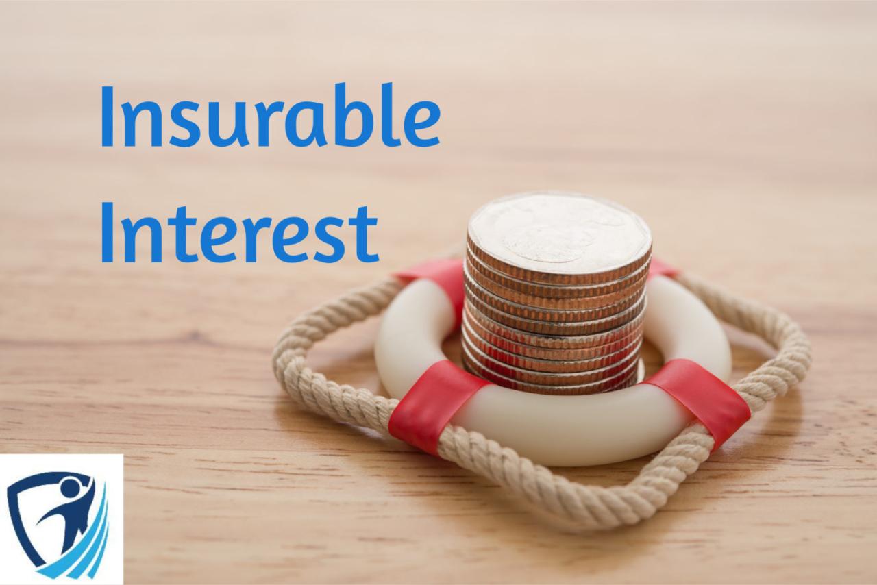 Interest insurable principle prinsip